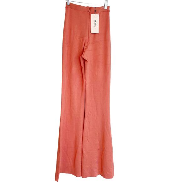House of CB London Inna Peach Pandage Trousers/Pants Size XS NWT - Picture 5 of 9